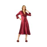 Pierre Cardin Kadın Bordo Saten Gecelik, M Beden