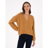 Pierre Cardin Kadın Camel Hırka Triko 50300112-vr015