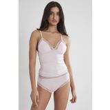 Pierre Cardin Kadın Dantelli Penye Atlet Külot / Kaşkorse Set - 305 Pudra