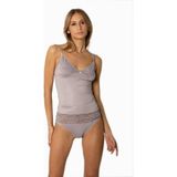Pierre Cardin Kadın Dantelli Penye Atlet Külot / Kaşkorse Set - 325 Royal - XL - Renkli
