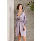 Pierre Cardin Kadın Dantelli Saten Gecelik, 6'lı Set, Royal, S Beden