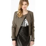 Pierre Cardin Kadın Deri Ceket - Vizon - 34