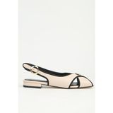 Pierre Cardin Kadın Düz Babet Sandalet PC-7821 - Krem