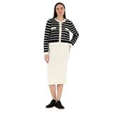 Pierre Cardin Kadın Ekru Etek (Triko) 50296199-VR019