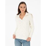 Pierre Cardin Kadın Ekru Kazak /triko 50290549-vr019