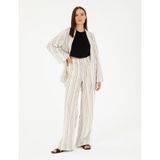 Pierre Cardin Kadın Ekru Pantolon (Kanvas-Chino) 50284528-VR019