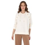 Pierre Cardin Kadın Ekru Sweatshirt 50301329-VR019