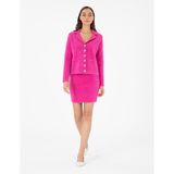 Pierre Cardin Kadın Fuşya Kalem Fit Triko Etek 50290606-VR023 - S