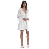 Pierre Cardin Kadın Gecelik, Ekru, Saten, L Beden