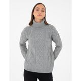 Pierre Cardin Kadın Gri Melanj Kazak /triko 50294435-vr086