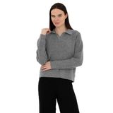 Pierre Cardin Kadın Gri Melanj Kazak/Triko 50296492-VR086