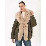 Pierre Cardin Kadın Haki Mont 50290325-VR027