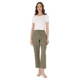 Pierre Cardin Kadın Haki Pantolon (Kanvas-Chino) 50301256-VR027