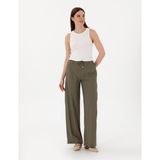 Pierre Cardin Kadın Haki Pantolon (Kanvas-Chino) 50306511-VR027