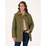 Pierre Cardin Kadın Haki Regular Fit Kaban 50309051-VR027 - 36