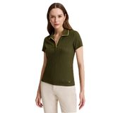 Pierre Cardin Kadın Haki Tişört Basic 50320697-VR027