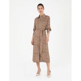 Pierre Cardin Kadın Kahverengi Elbise (Dokuma) 50284059-VR029