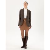 Pierre Cardin Kadın Kahverengi Etek (Dokuma) 50290405-VR029