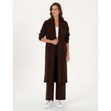 Pierre Cardin Kadın Kahverengi Pantolon (Triko) 50311588-VR029