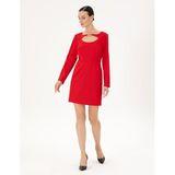 Pierre Cardin Kadın Kırmızı Elbise (Dokuma) 50292372-VR030