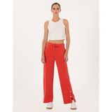 Pierre Cardin Kadın Kırmızı Loose Fit Modal Karışımlı Eşofman Altı 50301424-VR030