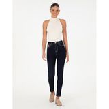 Pierre Cardin Kadın Koyu İndigo Jean Pantolon 50291382-vr089
