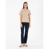 Pierre Cardin Kadın Koyu Indigo Straight Fit Jean Pantolon 50291374-VR089 - Koyu İndigo - 38 - 34