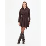 Pierre Cardin Kadın Koyu Kahverengi Elbise (Dokuma) 50318786-VR084