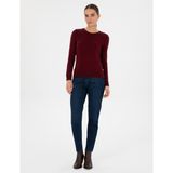 Pierre Cardin Kadın Koyu Mavi Mom High Waist Fit Jean Pantolon 50318031-VR032 - 34 - 36