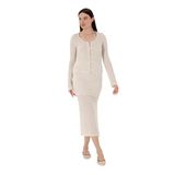 Pierre Cardin Kadın Krem Etek (Örme) 50301447-VR071