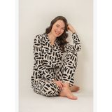 Pierre Cardin Kadın Krem Gömlek Pijama Takımı PC9301-S-V1 PC9301-S-V1