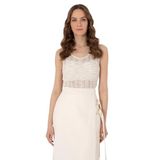 Pierre Cardin Kadın Kum Triko Tişört 50305576-VR085