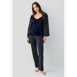 Pierre Cardin Kadın Lacivert 3lü Pijama Takım PC9210-S-V1