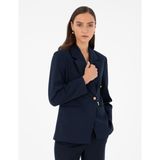 Pierre Cardin Kadın Lacivert Regular Fit Ceket 50290385-VR033 - 40 - Dropsuz