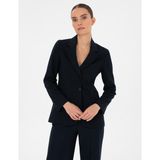Pierre Cardin Kadın Lacivert Slim Fit Ceket 50319423-VR033 - Dropsuz