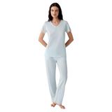 Pierre Cardin Kadın Mavi Pijama Takımı, L Beden