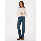 Pierre Cardin Kadın Mavi Straight Fit Jean Pantolon 50318237-VR036 - 40 - 34
