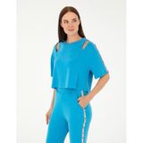 Pierre Cardin Kadın Mavi Sweatshirt 50283137-VR036