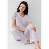 Pierre Cardin Kadın Mor Pijama Takımı PC9217-S-V3