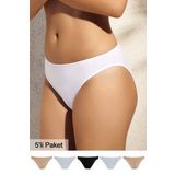 Pierre Cardin Kadın Pamuklu Basic Brief 5li Külot