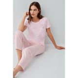 Pierre Cardin Kadın Pembe Pijama Takım - 3XL