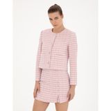 Pierre Cardin Kadın Pembe Tüvit Crop Ceket 50282077-VR041 - 34