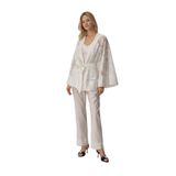 Pierre Cardin Kadın Pijama Takımı, 3'lü Set, Ekru, S Beden