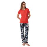 Pierre Cardin Kadın Pijama Takımı, Kırmızı, L Beden
