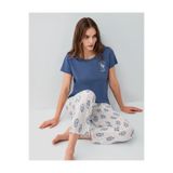 Pierre Cardin Kadın Pijama Takımı, Lacivert, XL Beden
