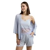 Pierre Cardin Kadın Sabahlık, Mavi, S Beden, 3'lü Set