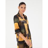 Pierre Cardin Kadın Safran Gömlek Desenli 50292293-vr043