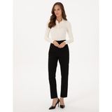 Pierre Cardin Kadın Siyah Carrot Fit Kumaş Pantolon 50318977-VR046 - Dropsuz - 44