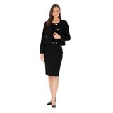 Pierre Cardin Kadın Siyah Etek Dokuma 50297135-vr046
