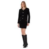 Pierre Cardin Kadın Siyah Etek (Dokuma) 50319441-VR046